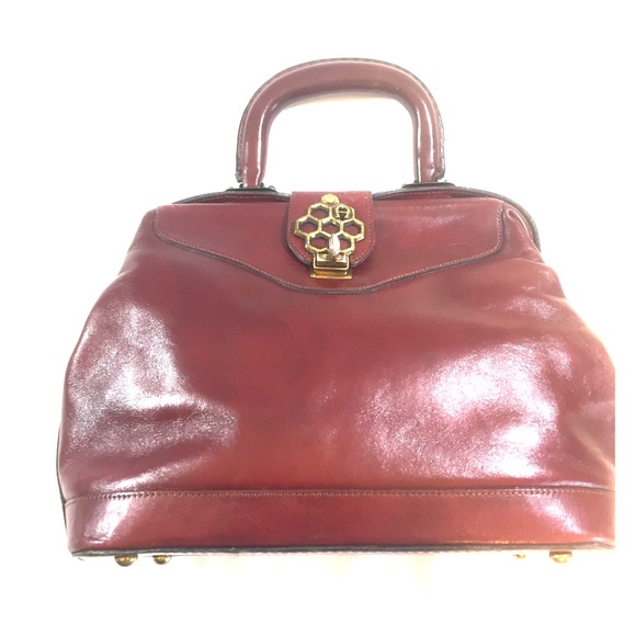 Vintage Handbags - Etienne Aigner vintage Doctor handbags burgundy
